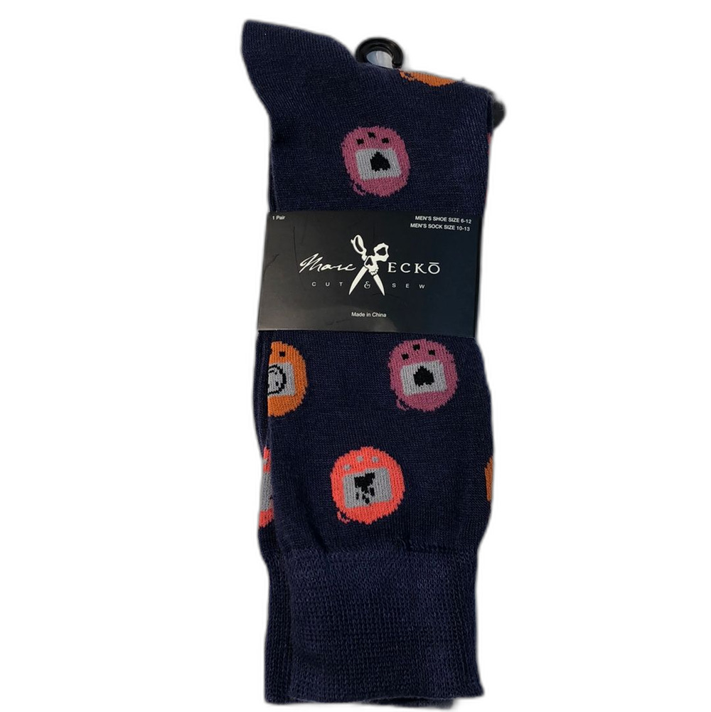 Marc Ecko Cut & Sew Mens Novelty Crew Socks Novelty Emotions